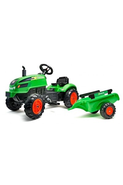 Falk tractor pentru copii cu încărcător, remorcă, capotă deschisă și pedale, ...