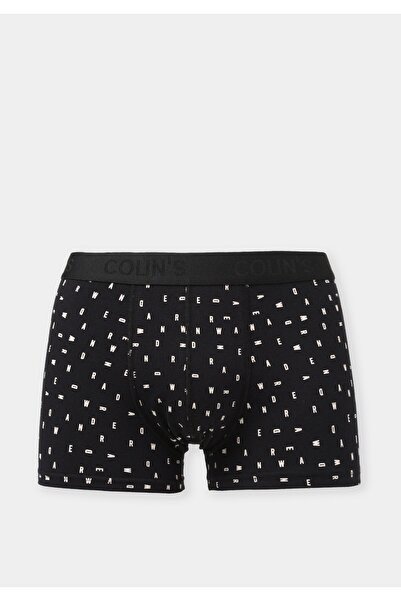 Colin's Modern Fit Printed Men's Black Boxers