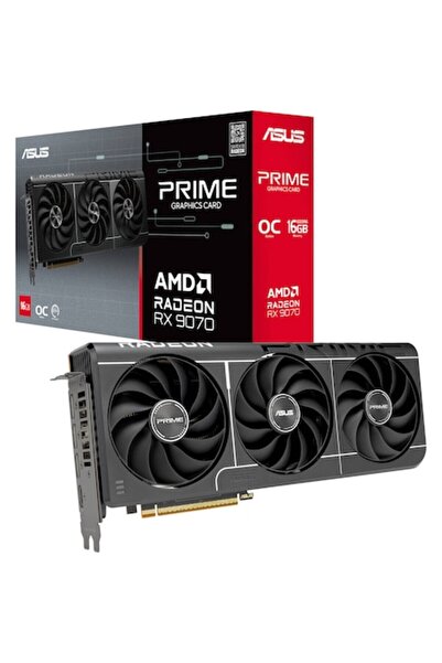 ASUS Placă video Radeon RX 9070 OC PRIME EVO Edition 16GB
