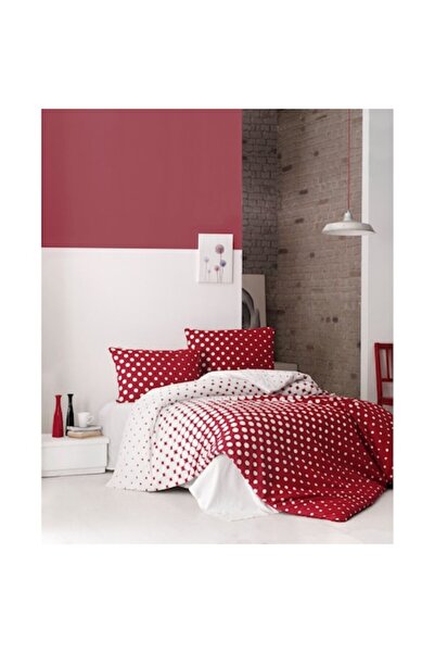 COLOUR COTTON Ranforce King-Size Bedding Set, Polka Dot Colored Cotton (8793)