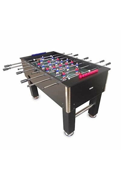 BigBuy masă de foosball, neagră, 140x74x88 cm, MDF, pentru 2 jucători, vârstă...