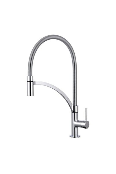 EDM Baterie baie cromată cu monocomandă Ibiza, argintie, 4,9x20x44,5 cm