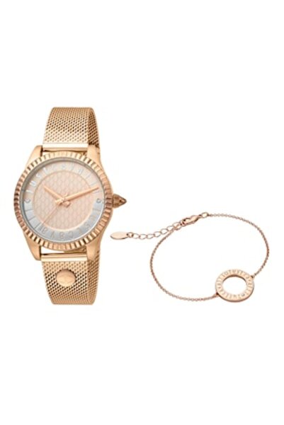 Just Cavalli - Bracelet and Watch Set, Rose Gold