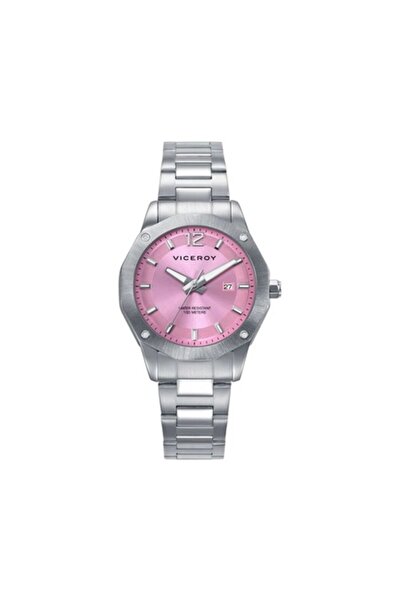 Viceroy Ceas de damă 401302-75, Ø 33 mm, cuarț, 10 ATM, argintiu