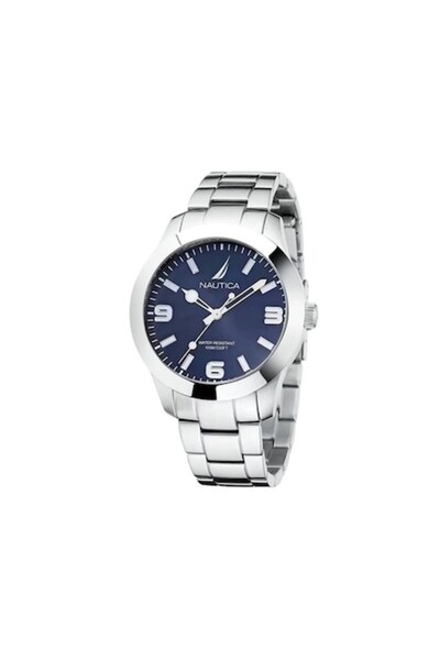 Nautica men's watch, model NAPPBF201, 42 mm, blue/silver, water resistant 10 atm