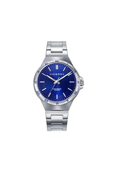 Viceroy Ceas bărbătesc 401294-37, 41mm, cuarț, rezistent la apă 10 atm, argintiu