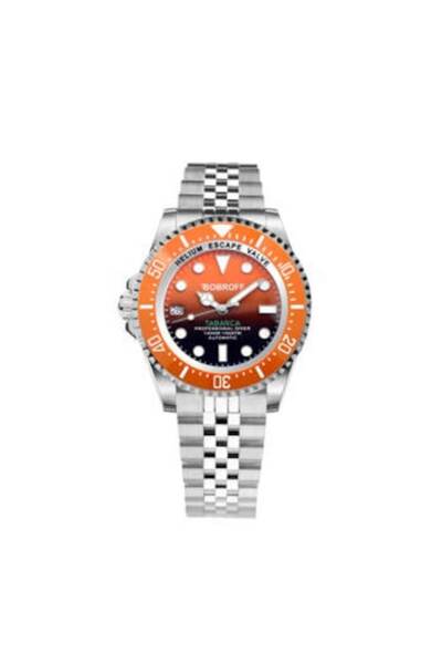 Bobroff Ceas bărbătesc BF0004ibnBF din oțel inoxidabil, argintiu, cadran port...