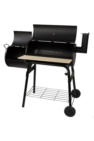 AKTİVE Grătar pe cărbune cu roți, metal emailat/oțel și plastic, 106 x 106 x ...