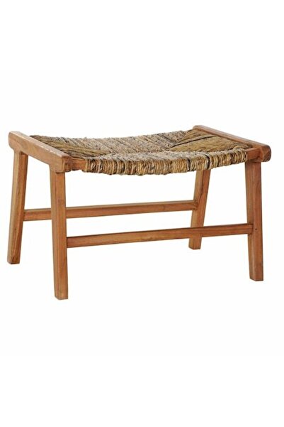 DKD Home Decor Scaun DKD Home Decor, lemn de tec, maro deschis, 65x47x40cm