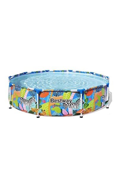 BESTWAY Piscină Steel Pro, 3,05 m x 66 cm, cadru metalic, Jungle