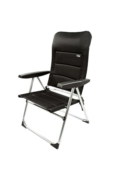 AKTİVE Set de 2 șezlonguri pliabile Deluxe, multipoziționale, negre, 49x105x5...