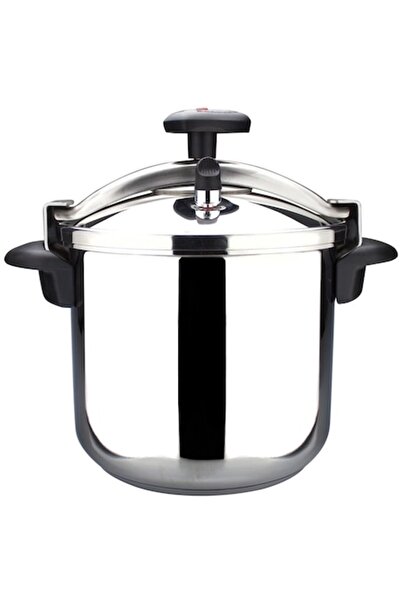 MAGEFESA Star Pressure Cooker, Stainless Steel 18/10, 12 L, Silver/Black