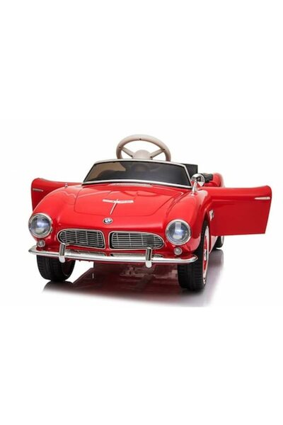 Injusa Mașinuță electrică pentru copii BMW 507, roșie, 115x55x50 cm, cu telec...