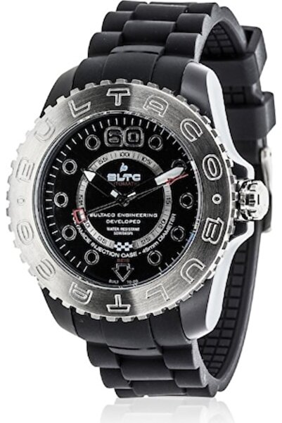 Bultaco Ceas bărbătesc BLPB45A-CB2, 45 mm, poliamidă/silicon, negru