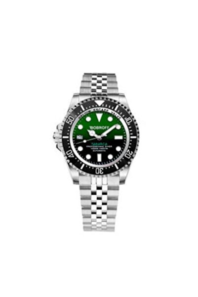 Bobroff Ceas bărbătesc, oțel inoxidabil, argintiu, verde