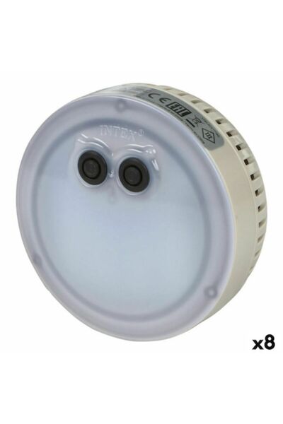 Intex 28503 Set de 8 lămpi LED multicolore (plastic)