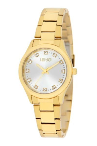 Liu Jo Quartz Watch with Crystals, Gold