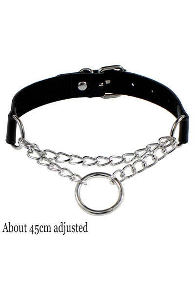 Choice Chain Round Pink Gothic Chain Necklace Leather Choker Party Punk Choke...