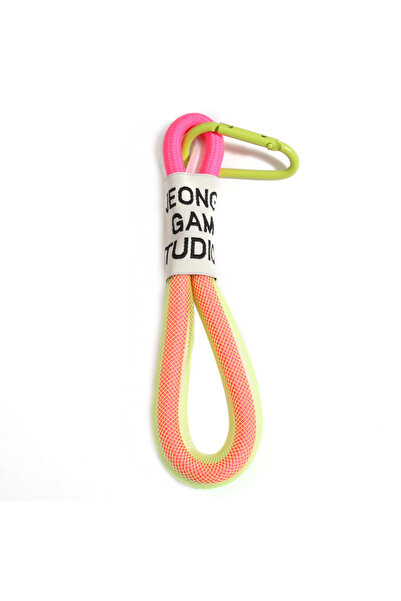 Choice سلسلة مفاتيح بحبل مضفر قزحي الألوان إبداعية E4782 مع حلقة مفاتيح لحقيب...