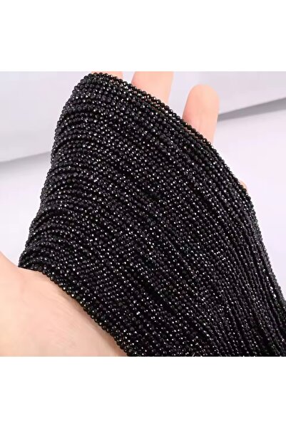 Choice7 2MM-3pcs black 3pcs 2/3mm Natural Stone Spinel Cut Multicolor Loose S...