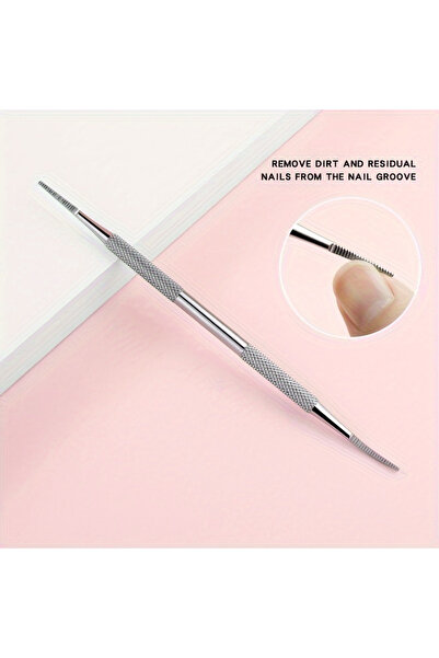 Choice مبرد أظافر مزدوج الطرف من الفولاذ المقاوم للصدأ - قطعة واحدة - منحني و...