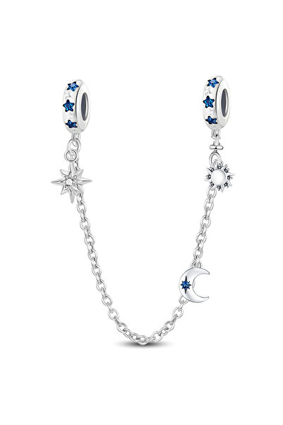 Choice TCE0394P16 925 Sterling Silver Cute Star Moon Series Charms Beads Fit ...