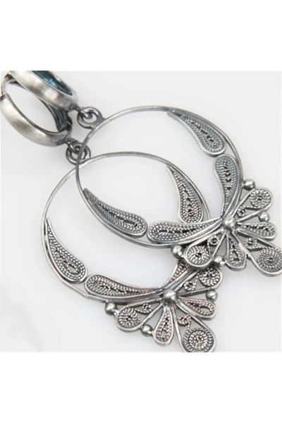 Choice أقراط E976-GUYIN بتصميم بسيط وأنيق باللون الفضي على شكل يعسوب، بتصميم ...