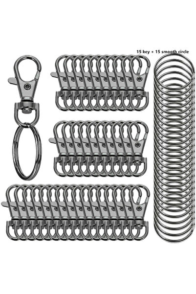 Choice black 30 rotating lobster clasp with keychain 15 Keychain 15 keychain ...