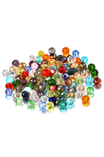 Choice مجموعة واحدة (مختلطة) 300 قطعة من خرز الكريستال الزجاجي المستدير الملو...