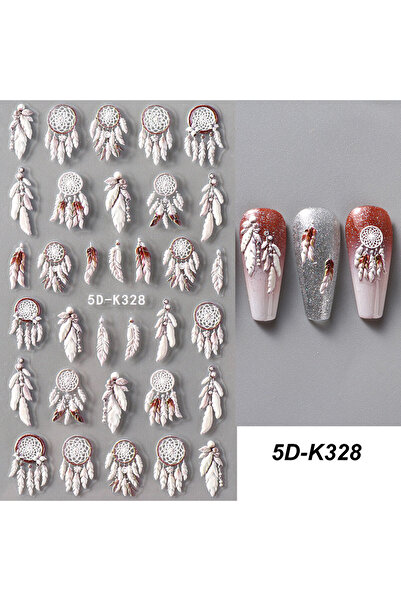 Choice 5D-K328 قطعة واحدة من ملصقات الأظافر على شكل بومة شتوية كاواي، ملصق شب...