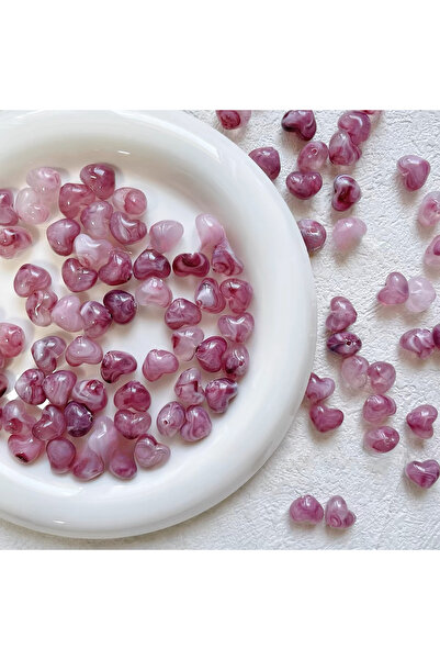 Choice 30 قطعة من خرز الحب الوردي الأحمر، مقاس 10*12 مم، عصري، متعدد الألوان،...