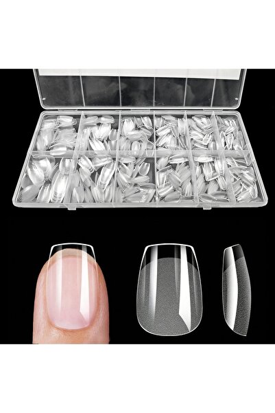 Choice أطراف أظافر صناعية من كوفين-إس، 600 قطعة، بلمسة نهائية شبه غير لامعة، ...