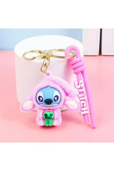 Choice مجموعة هدايا سلسلة مفاتيح ليلو وستيتش KC4652 بطول 6 سم (ربع قطعة) - سل...