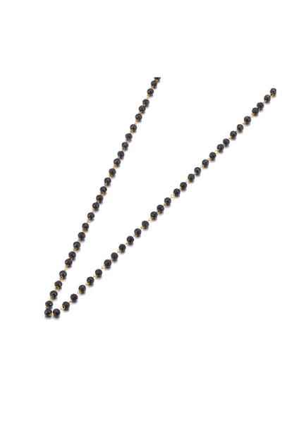 Choice N25026G Lokaer Elegant Black Bead Choker Necklace Handmade 316L Stainl...