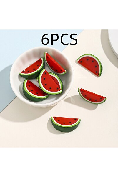 Choice 6 قطع 10 قطع سلسلة البطيخ الحلو DIY الراتنج مجوهرات اكسسوارات المفاتيح...