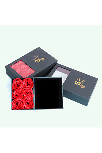 Choice صندوق مجوهرات أزرق، صندوق مجوهرات زهرة خالدة، نافذة ورود، صندوق هدايا ...