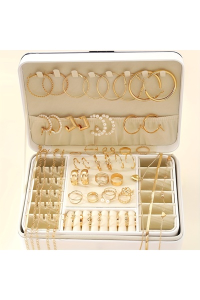 Choice مجموعة أنيقة من 54 قطعة بدون علبة، تتضمن أقراطًا وقلائد وخواتم وأساور،...