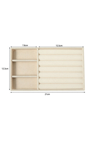 Choice صينية عرض مجوهرات مخملية من النوع 2، حامل مجوهرات رائع، حلقات وأقراط و...