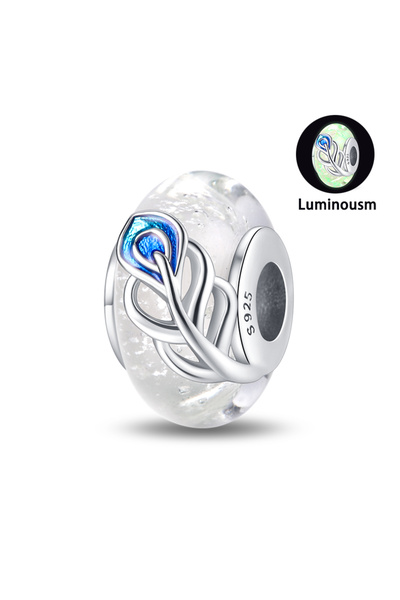 Choice87 PAC688 Charms Fit Pan S925 Silver Firefly ean Star Butterfly Glowing...