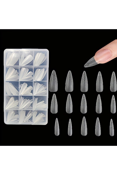 Choice 320 طرفًا من الجل الناعم لتغطية كاملة للأظافر، 15 مقاسًا من أطراف الأظ...