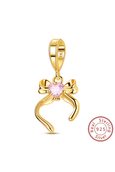 Choice KTC1001-GD قلادة فراشة اليراع المضيئة الأصلية من الفضة الإسترلينية عيا...