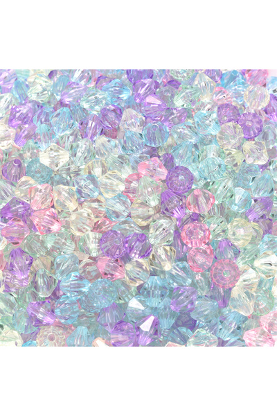 Choice1 6 مم 200 قطعة مزيج عشوائي 100-200 قطعة 6/8 مم خرز أكريليك هندسي خرز ف...