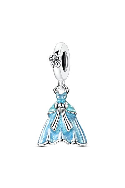 Choice5 KTC1695 Charms Original 925 Silver Blue Beads Fit Bracelet Pendant Di...