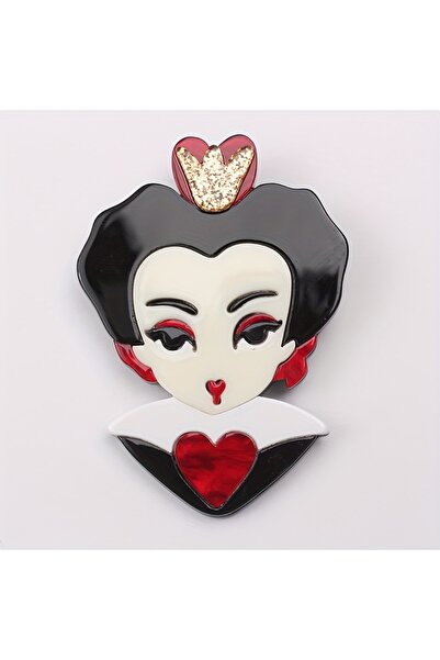 Choice دبوس بروش على شكل صورة فتاة من الأكريليك على الموضة G5-6-1313 دبابيس إ...