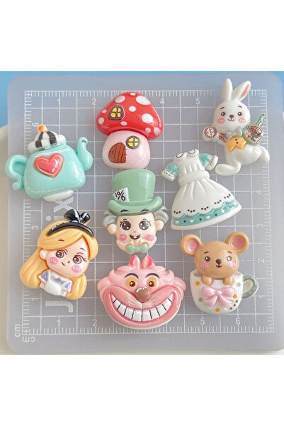 Choice 10 قطع عشوائية من الأقراط المصنوعة من الراتينج الكرتوني اللطيف على شكل...