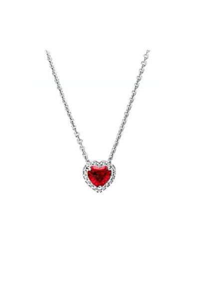 Choice B5325 أقراط قلادة من الزركون الملون بالفضة S925 جديدة مناسبة لعيد الحب...