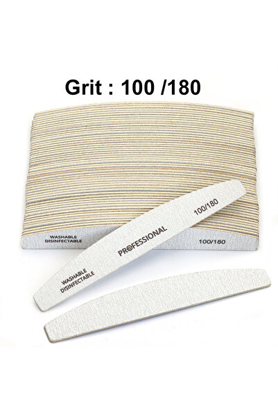 Choice مبرد أظافر خشبي احترافي 100-180 (50 قطعة) 50/100 قطعة، 180/240، 100/18...