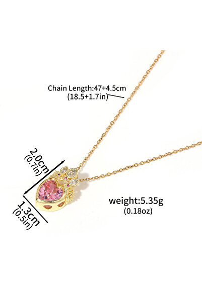 Miniso N01161-01 قلادة رابونزيل الكرتونية، سلسلة ترقوة باربي دوبامين، قلادة ت...