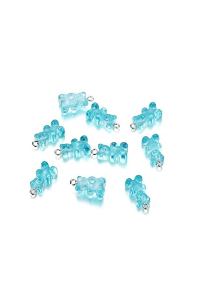 Choice 10 20 قطعة 11*21.5 مم دبوس ذهبي اللون من الراتنج على شكل دببة سحرية لل...