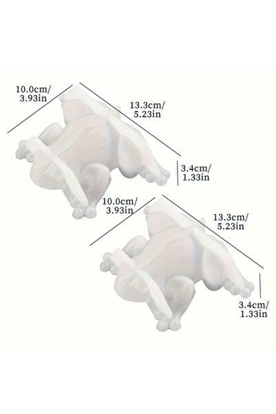 Choice قطعتان من قوالب السيليكون على شكل ضفدع، لصب الراتنج، قالب راتنج إيبوكسي ثلاثي الأبعاد، قابل للتطبيق DIYHa